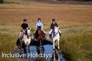Inclusive-Holidays at Newtonmore Riding Centre